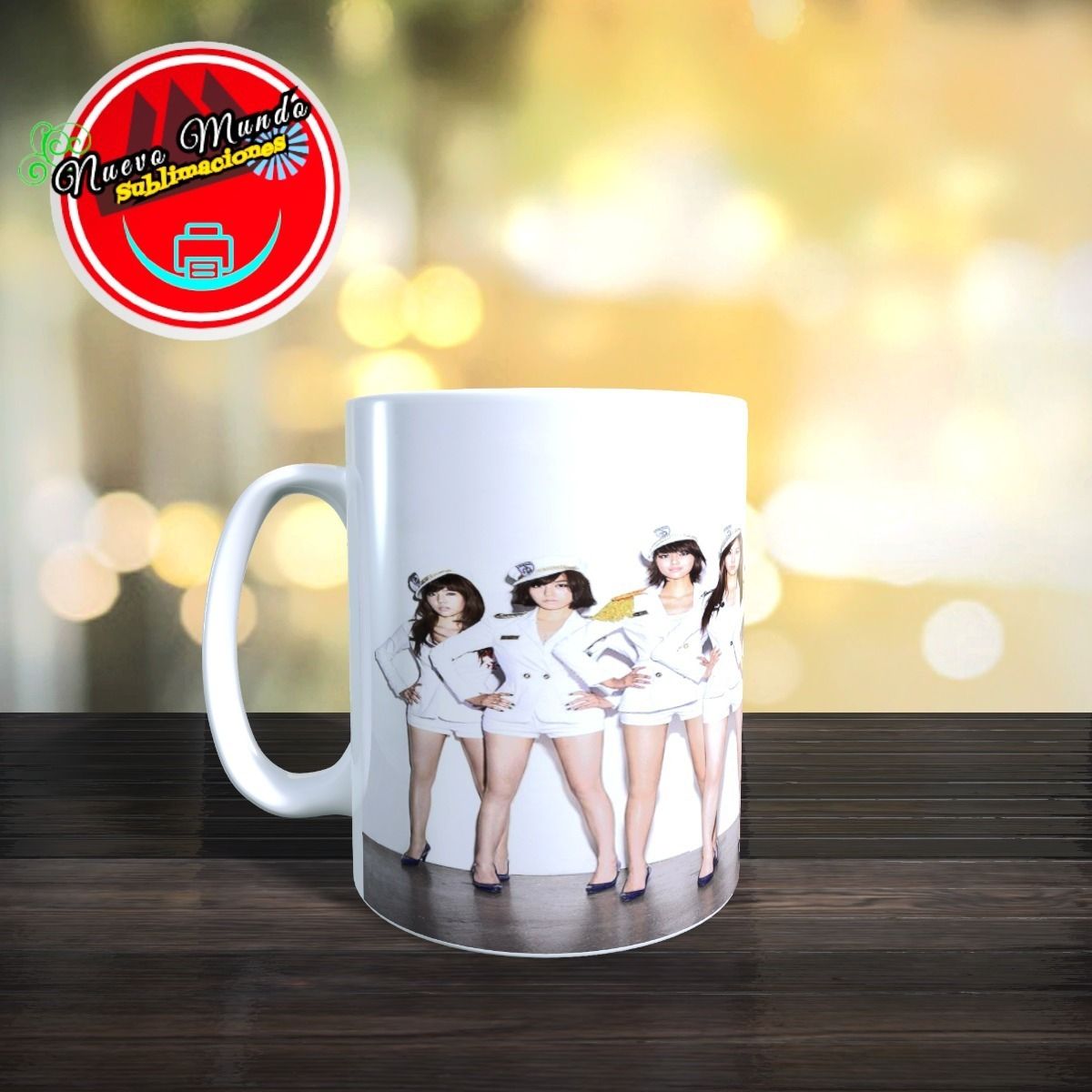 GENERICO - Taza Blanca De Girls Generation Histórico Grupo De K-pop