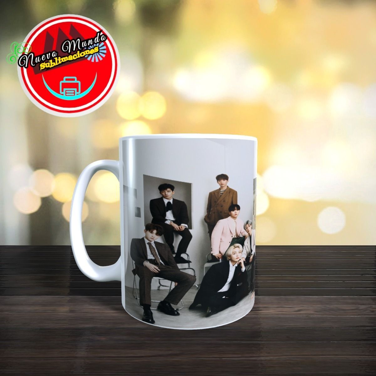 GENERICO - Taza Blanca De Seventeen - Kpop