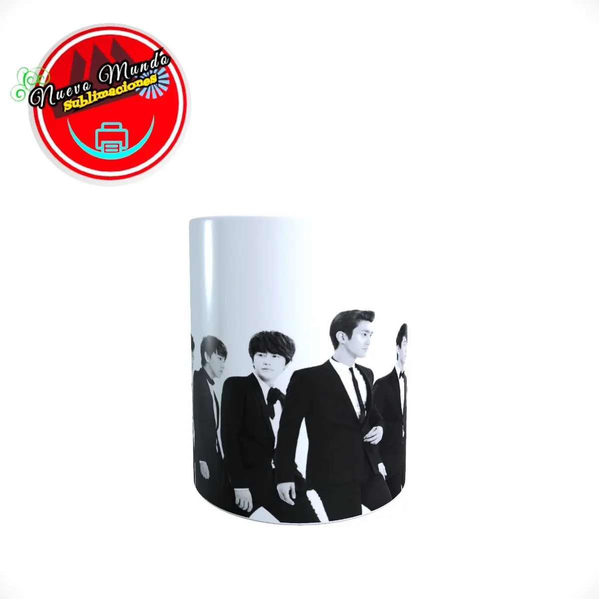 GENERICO - Taza Blanca De Super Junior - Kpop