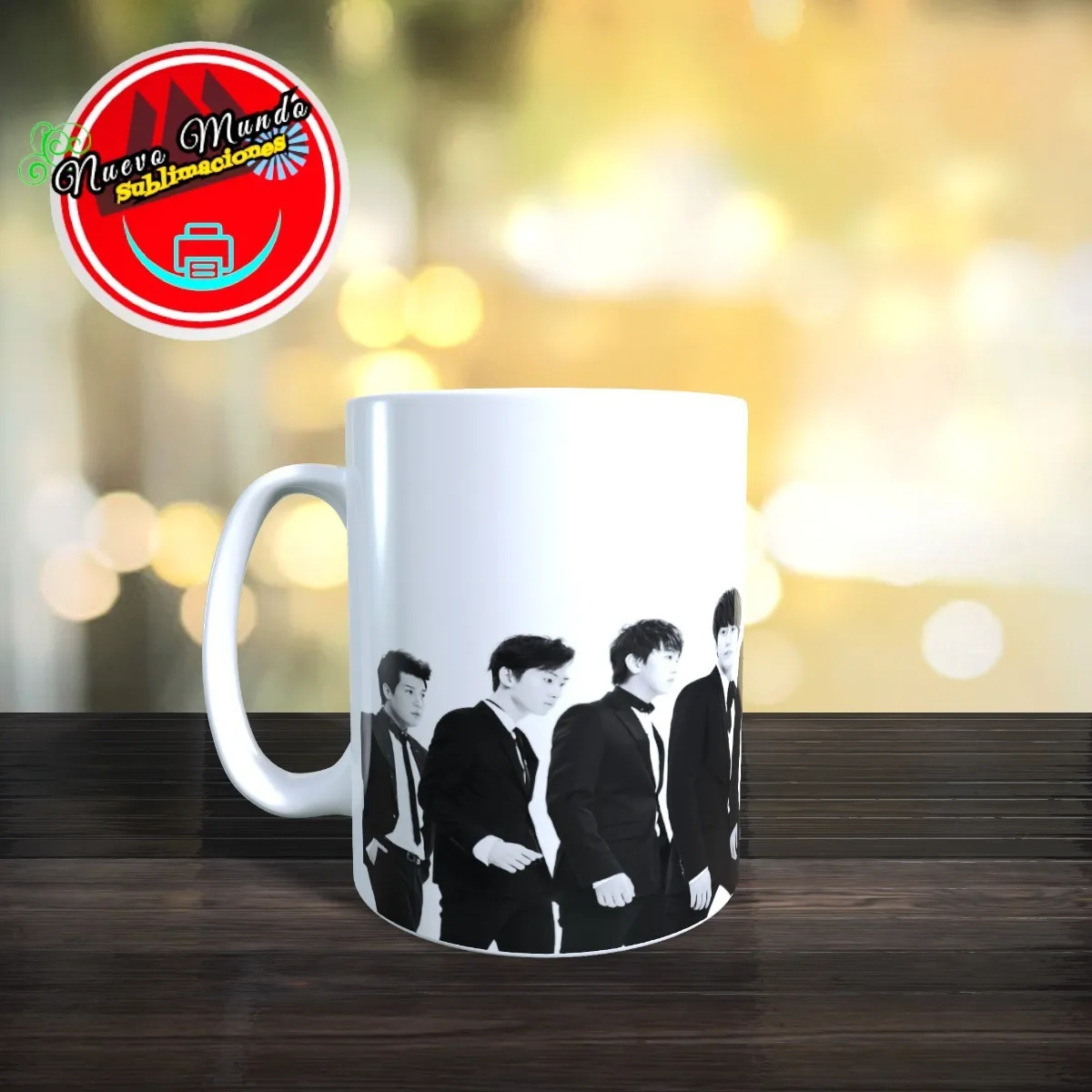 GENERICO - Taza Blanca De Super Junior - Kpop