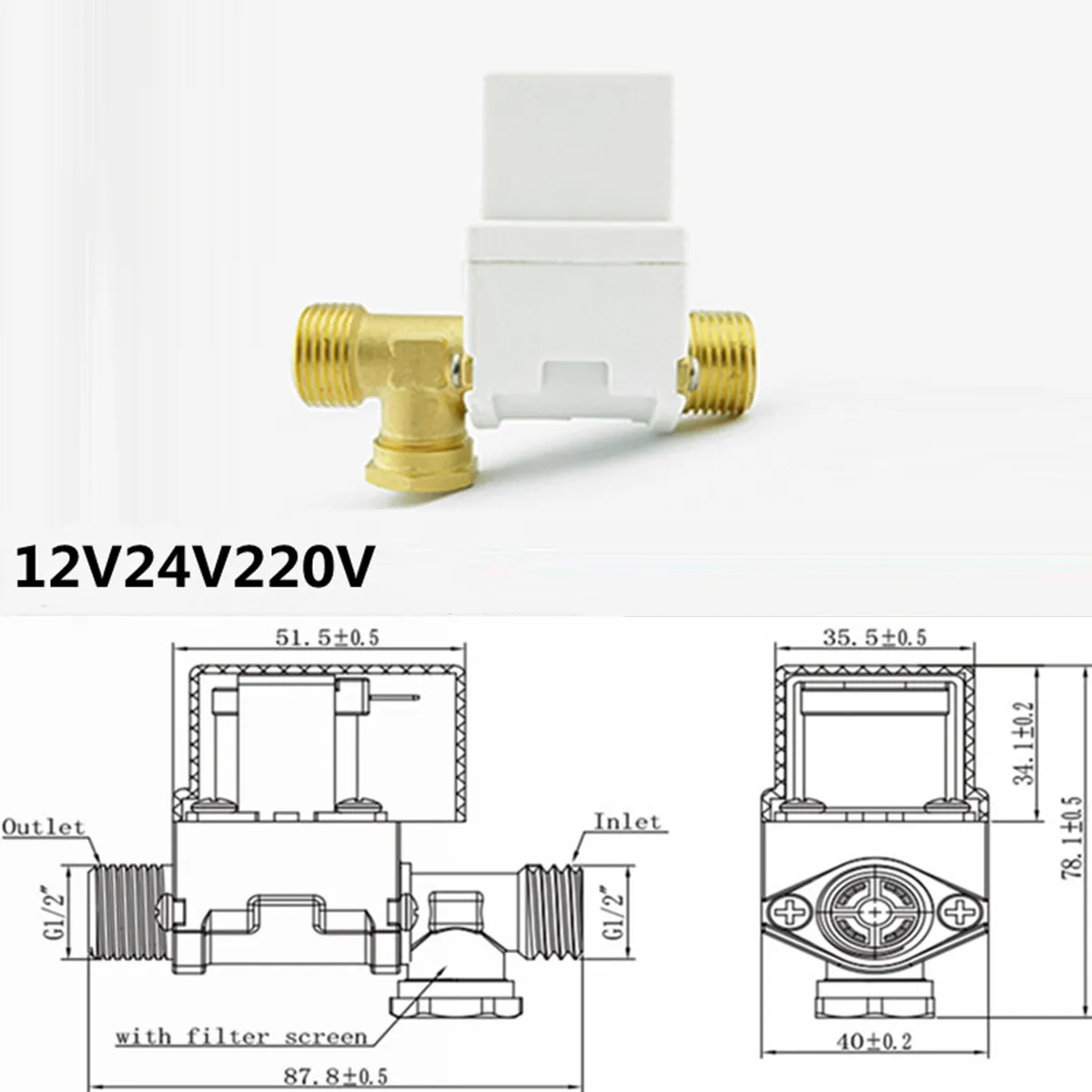 KUANGYE - Valvula Solenoide P Controlador Digital Termo Solar Cuotas
