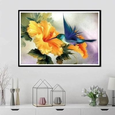Imagen 2 del producto Bordado Pintura Diamante Colibrí 20x30 Diamond Painting
