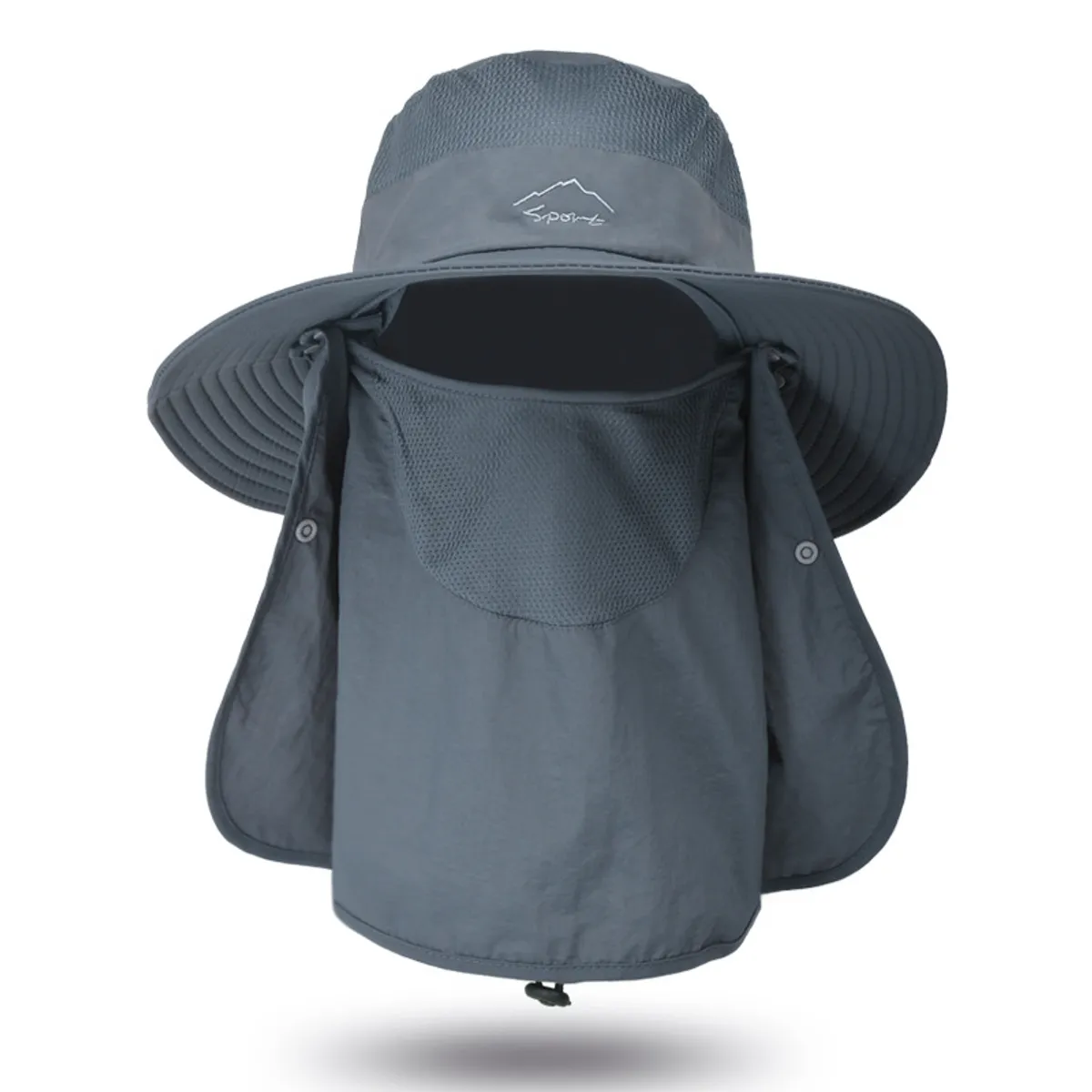 KUANGYE - Gorro Pescador Protección Seca Uv Integral Rostro Y Nuca