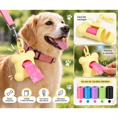 PEQUI - DISPENSADOR DE BOLSA HIGIENICA PARA MASCOTA