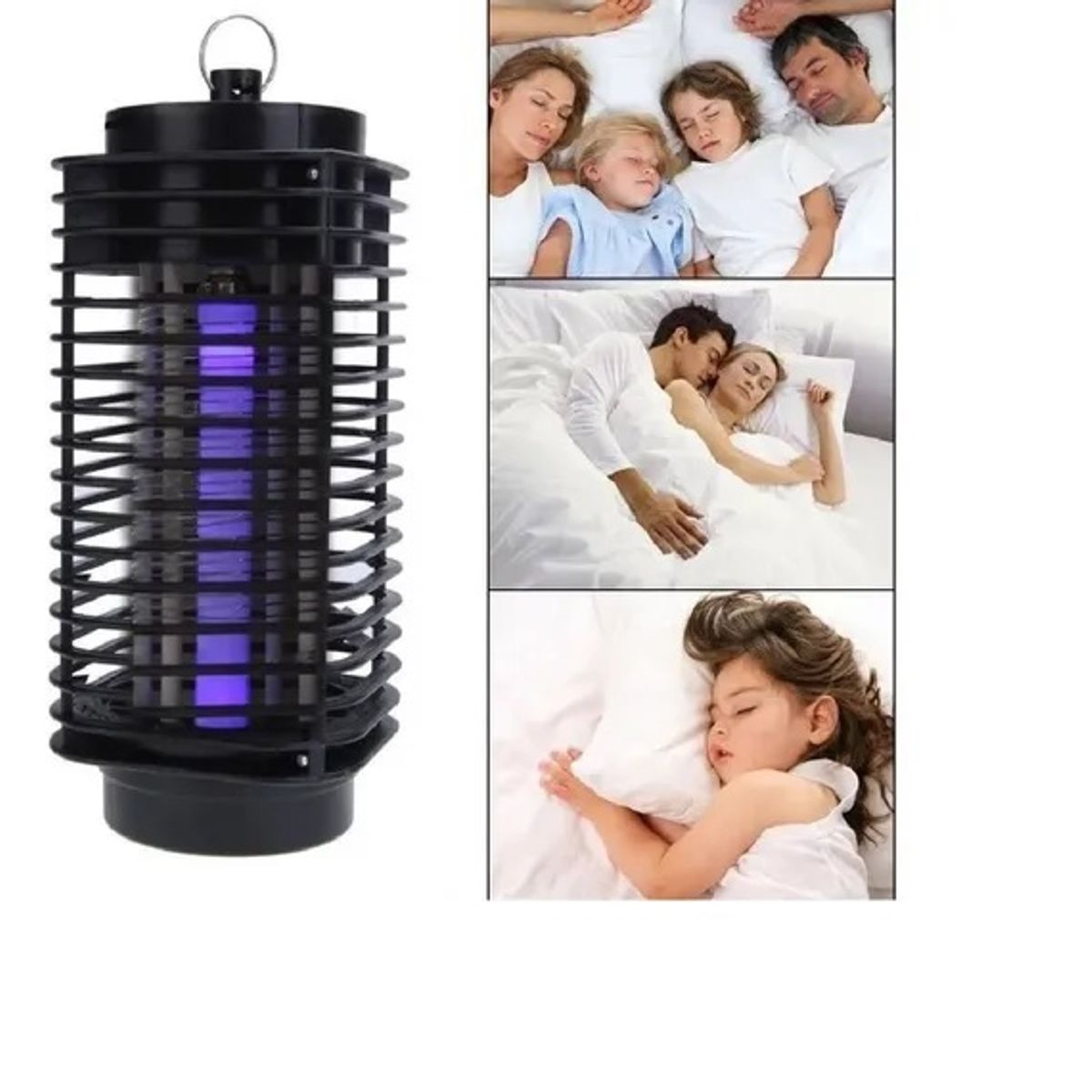 GENERICO - Pack X2 Mata Mosca Insectos Electricos Lampara Anti Zancudos