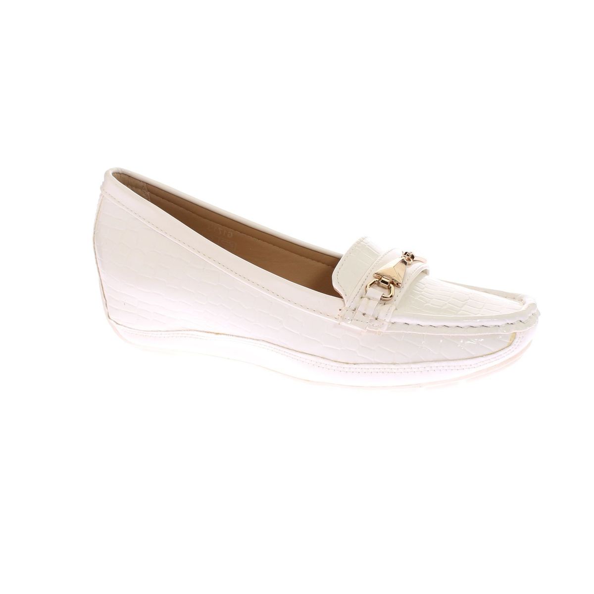VIA FRANCA - Mocasín Para Mujer Color Blanco