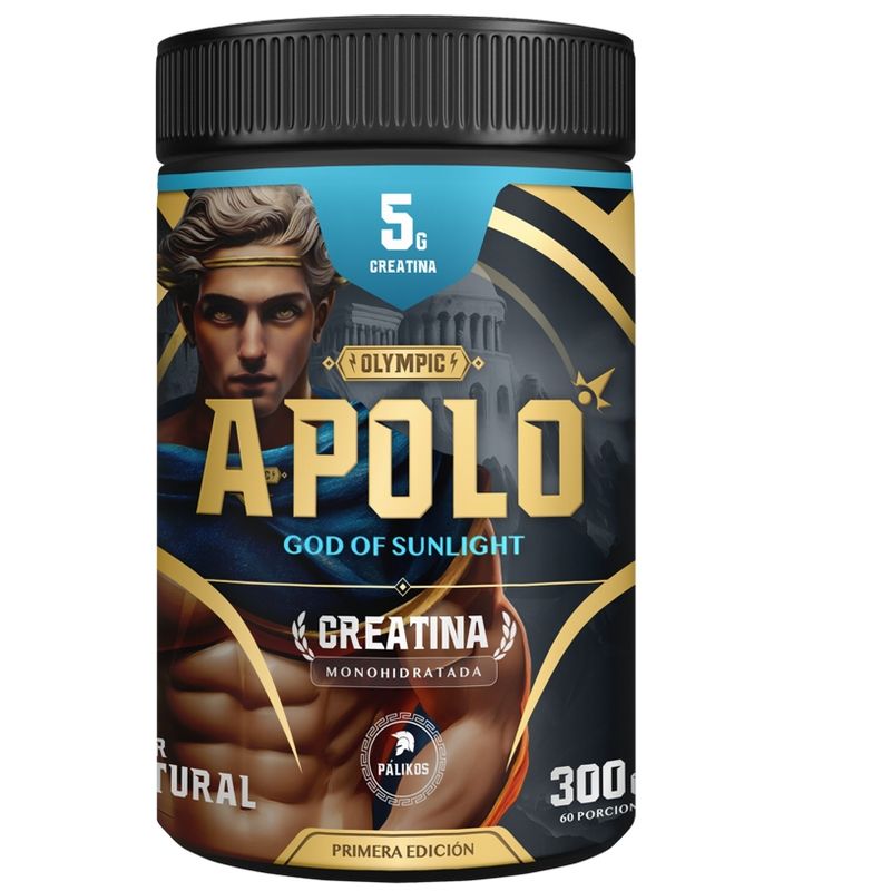 PALIKOS FITNESS - Creatina Apolo 300 gr/Laboratorio Internacional Pharmacorp/Certificado