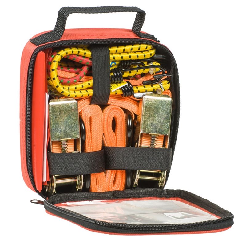 KWB - Kit Eslinga Cinta Correa De Amarre Para Equipaje 9 Pcs Kwb