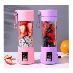 UNIVERSAL - Licuadora Portátil Recarga ble con baso para transportar color LILA