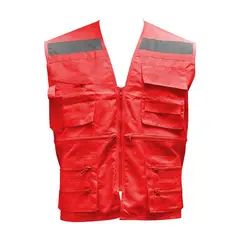 GENERICO - Geologo Poplin Textil Las Americas Rojo