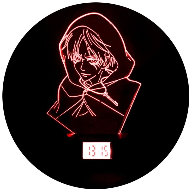 3DILUTION - Lámpara Ilusión 3d Eren Capa Base Reloj