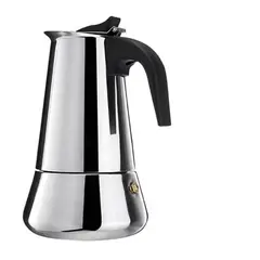 GENERICO - Cafetera Italiana 2 Tazas Inoxidable Cafeteras Espresso Makr