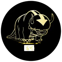 3DILUTION - Lámpara Appa Last Airbender Base Reloj