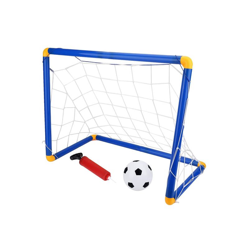 SALOMON - Arco Fútbol Juguete Pelota Y Bombín Niños Grande