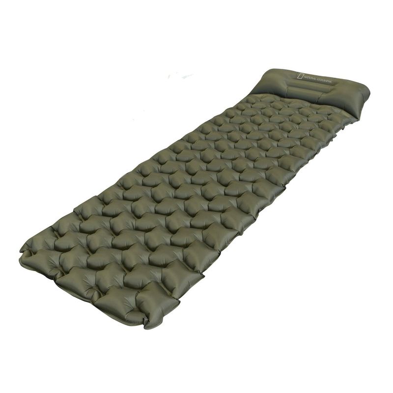 NATIONAL GEOGRAPHIC - Colchoneta Ultralight Pro Verde Militar National Geographic