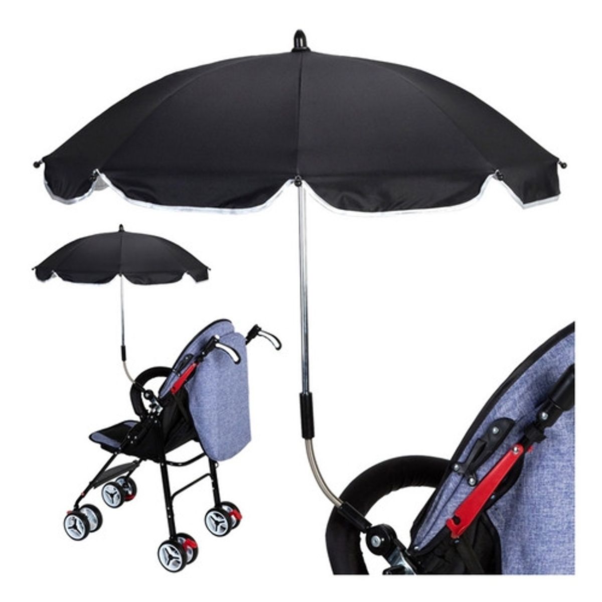 MOVI - SOMBRILLA O PARAGUA CON FILTRO UV PARA COCHES DE BEBE