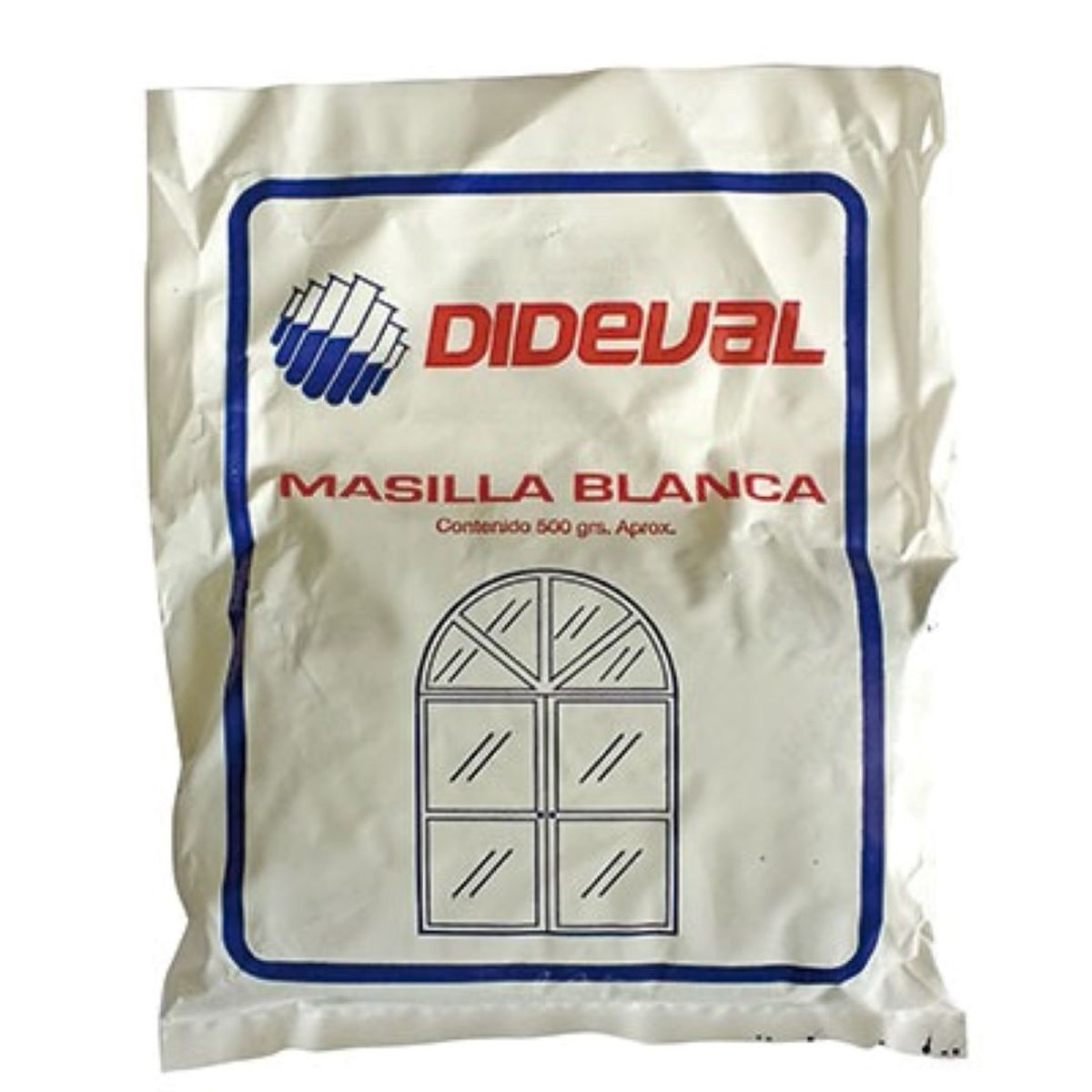 GENERICO - Pack 2 Und Masilla Blanca 500gr Cada Bolsa Total 2 Und
