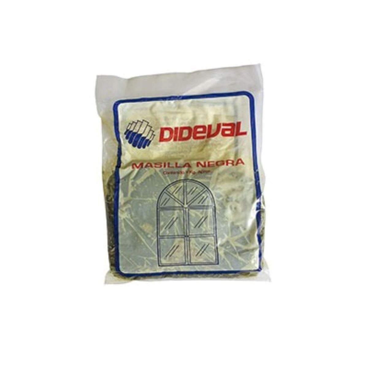 GENERICO - Pack 2 Und Masilla negra 500gr Cada Bolsa Total 2 Und