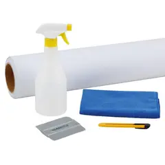 GLASSFILM - Film Empavonado Decorativo Frost 5 Mts + Kit De Instalación