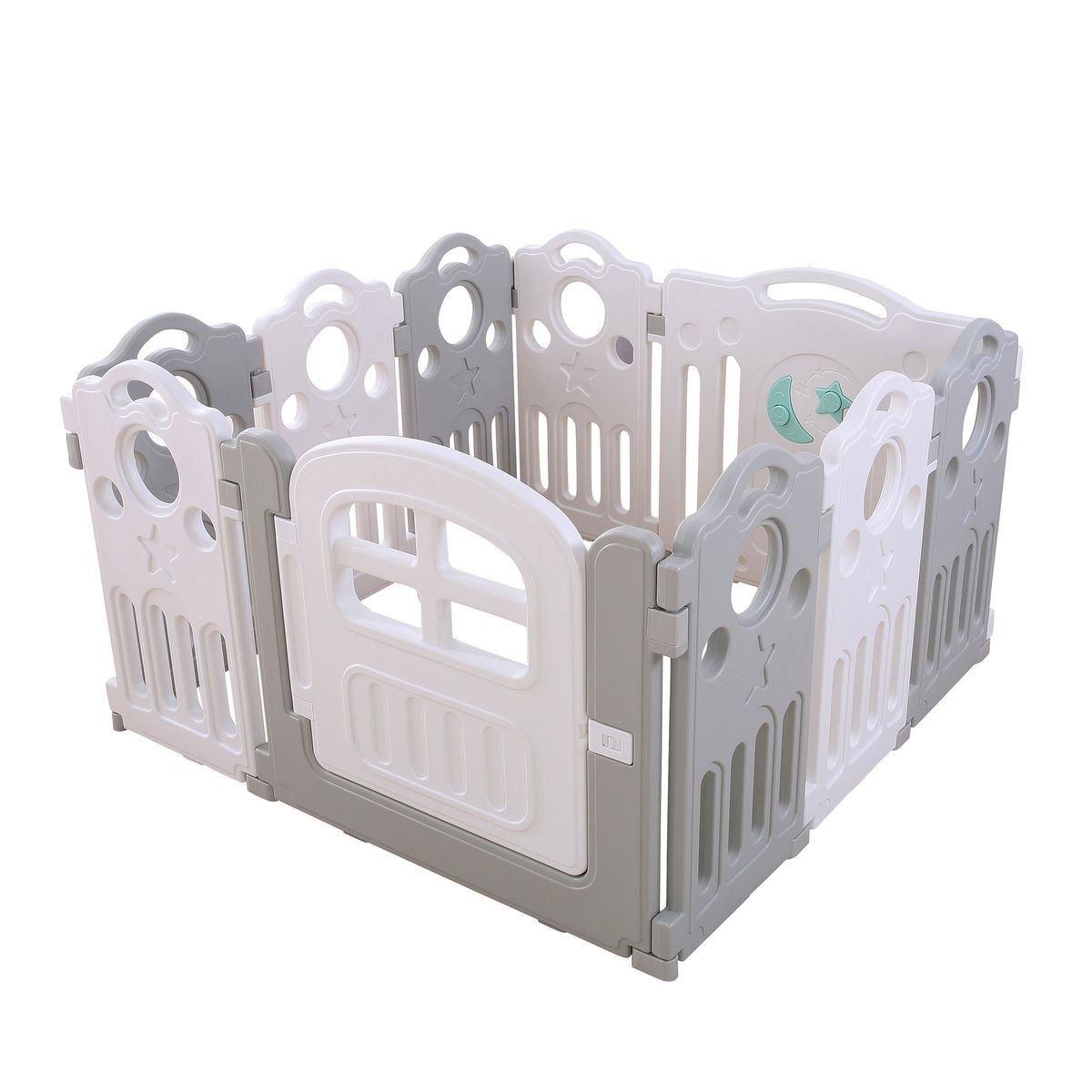 BEBECO - Corral Bebe 82 Gris Musical 116x116 cms marca Bebeco