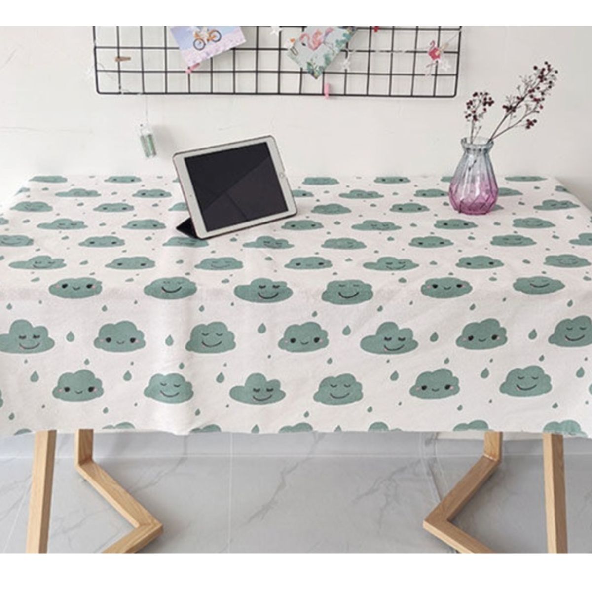 HOMER DESIGN - Mantel Rectangular Estilo Coreano Para Mesa De Comedor 120x180cm