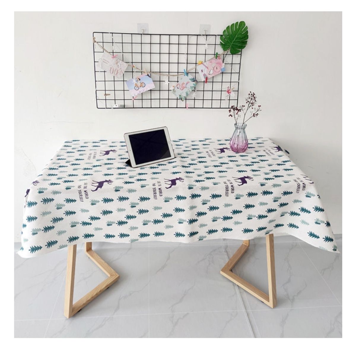 HOMER DESIGN - Mantel Rectangular Estilo Coreano Para Mesa De Comedor 120x180cm