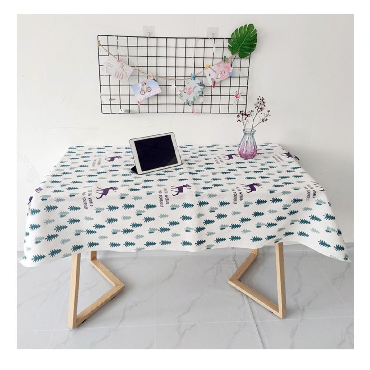 HOMER DESIGN - Mantel Rectangular Estilo Coreano Para Mesa De Comedor 120x180cm