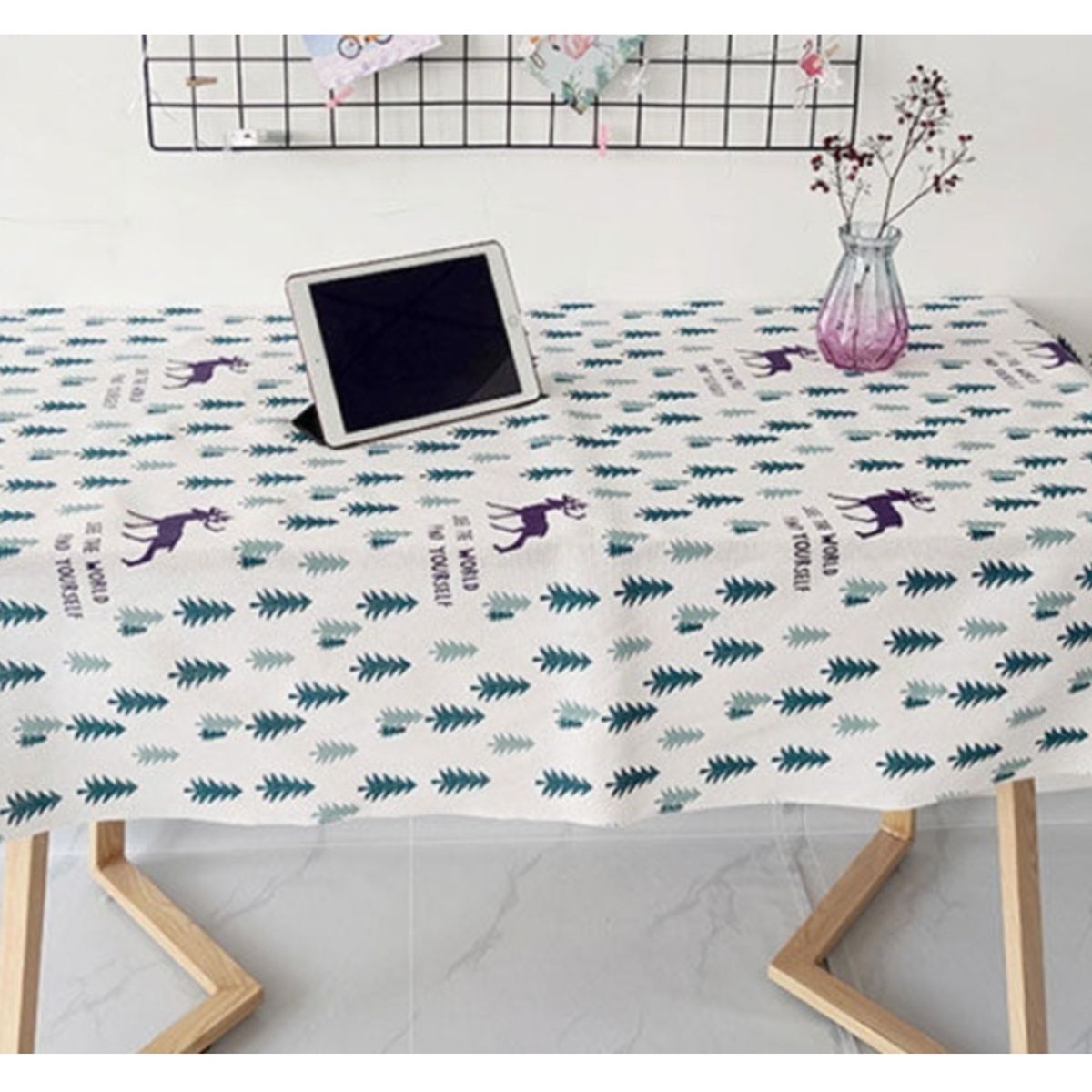 HOMER DESIGN - Mantel Rectangular Estilo Coreano Para Mesa De Comedor 120x180cm