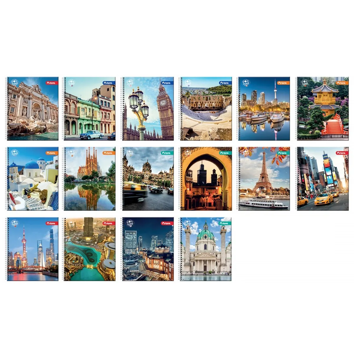 TORRE - Cuaderno Torre Universitario Clásico Ciudad 10 unidades