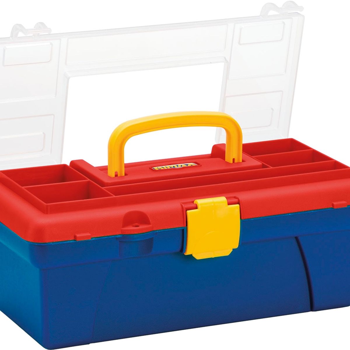 RIMAX - Caja Organizadora 12 Pulgadas Rojo/Azul Rimax