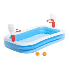 BESTWAY - Piscina Inflable Basketball Con 2 Pelotas 2.51M X 1.68M X 1.02M