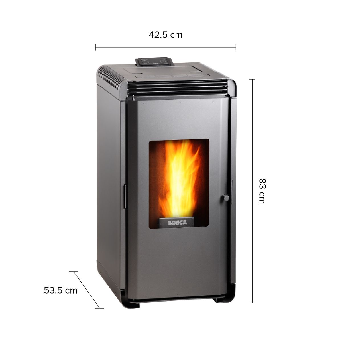 BOSCA - Estufa a pellet Hera+ Charcoal