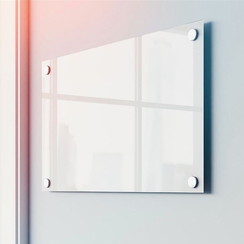 DELL ORTO - Pizarra 100x120cm - Vidrio Templado 6mm Empavonado