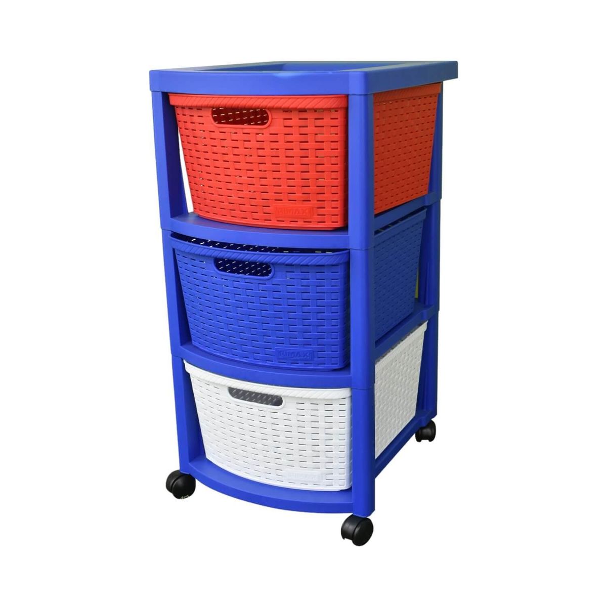 RIMAX - Cajonero Infantil 3 Gavetas Azul 39x33x66 cms Rimax