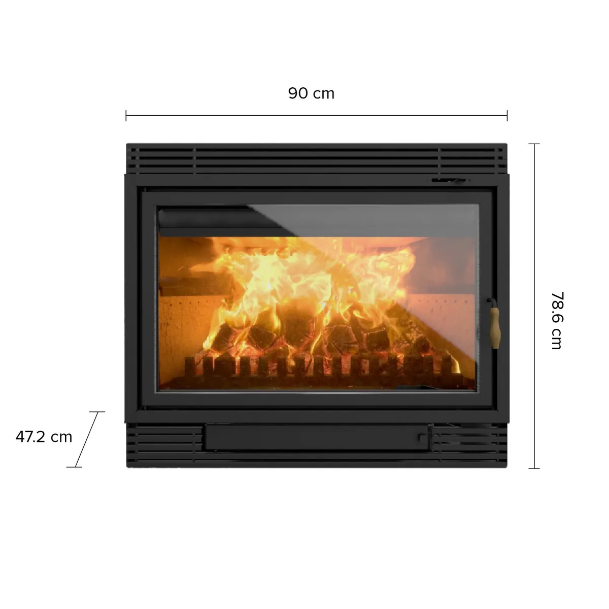 Calefactor Bosca A Leña Chimenea 850 27 Kw, marca BOSCA - Foto 2