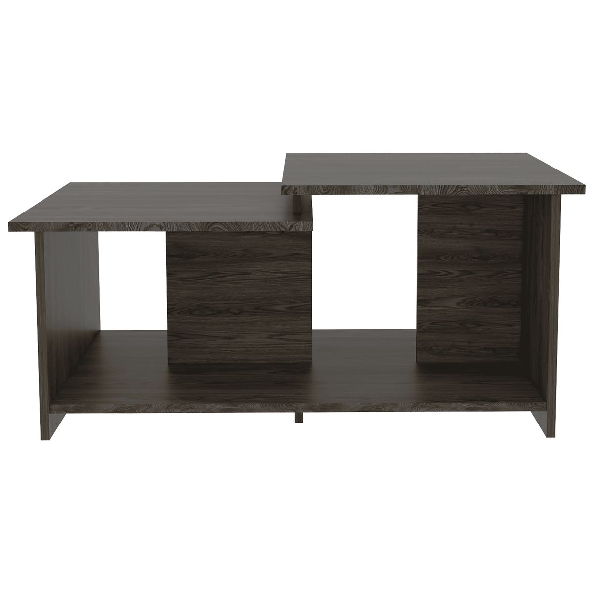 FMFURNITURE - Mesa De Centro - Café Oscuro 41.6x89.3x53.1 cm