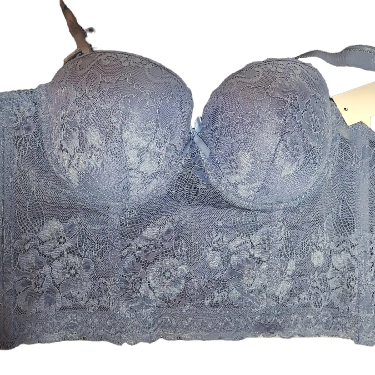 GARSIL - Sostén Brasier Con Encaje Push Up Para Mujer Com Horma Firme 6 Broches