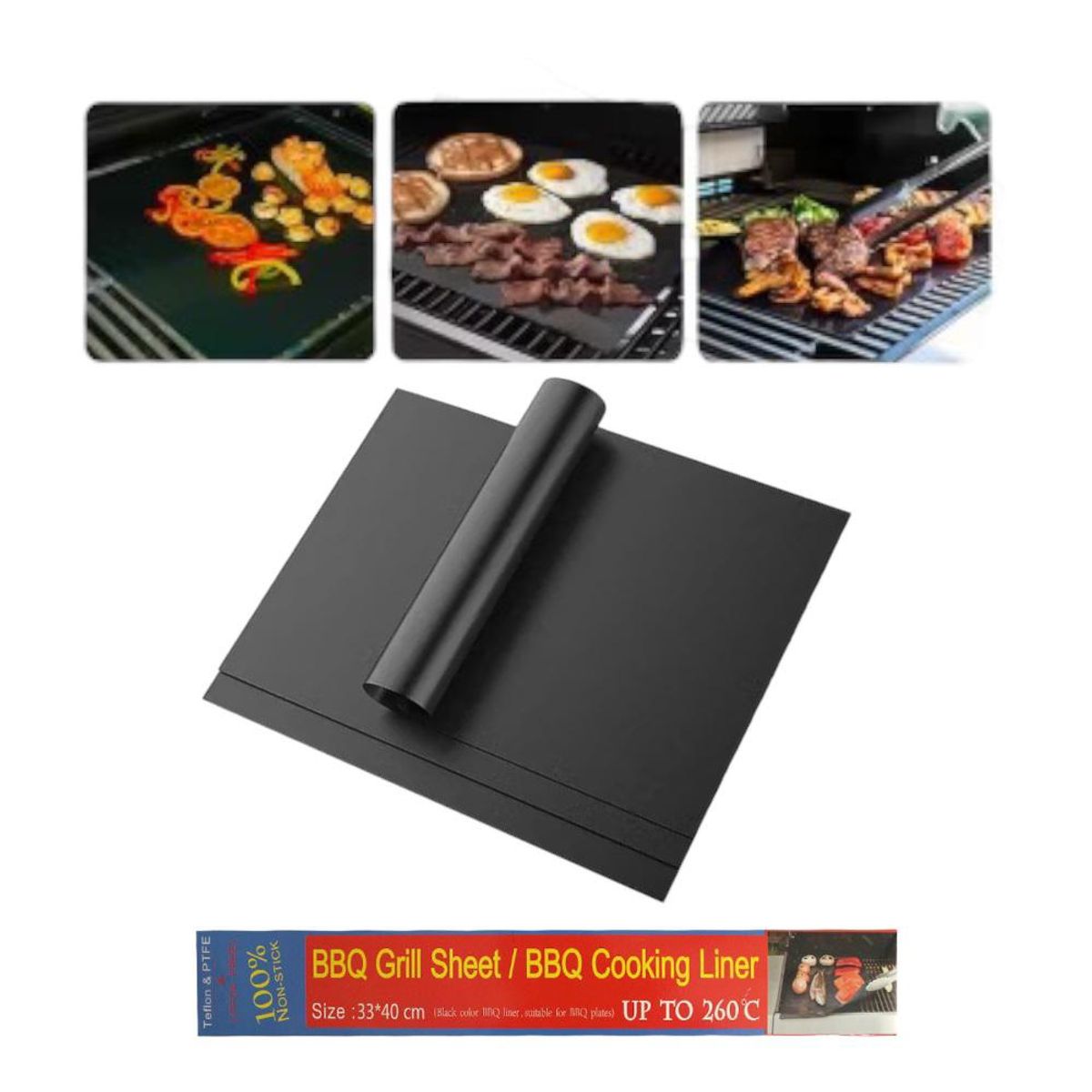 GENERICO - Lamina Antiadherente Teflon Parrilla Horno 40x30 Cm