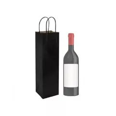 GENERICO - Bolsa De Papel Kraft Para Vino 39x8x15 24 Unidades