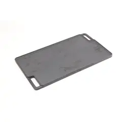KITCHEN PLUS - Plancha grill de hierro fundido reversible
