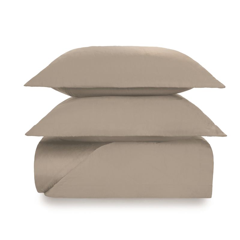 KARSTEN - Cubreplumón Karsten Liss King Beige 180 hilos