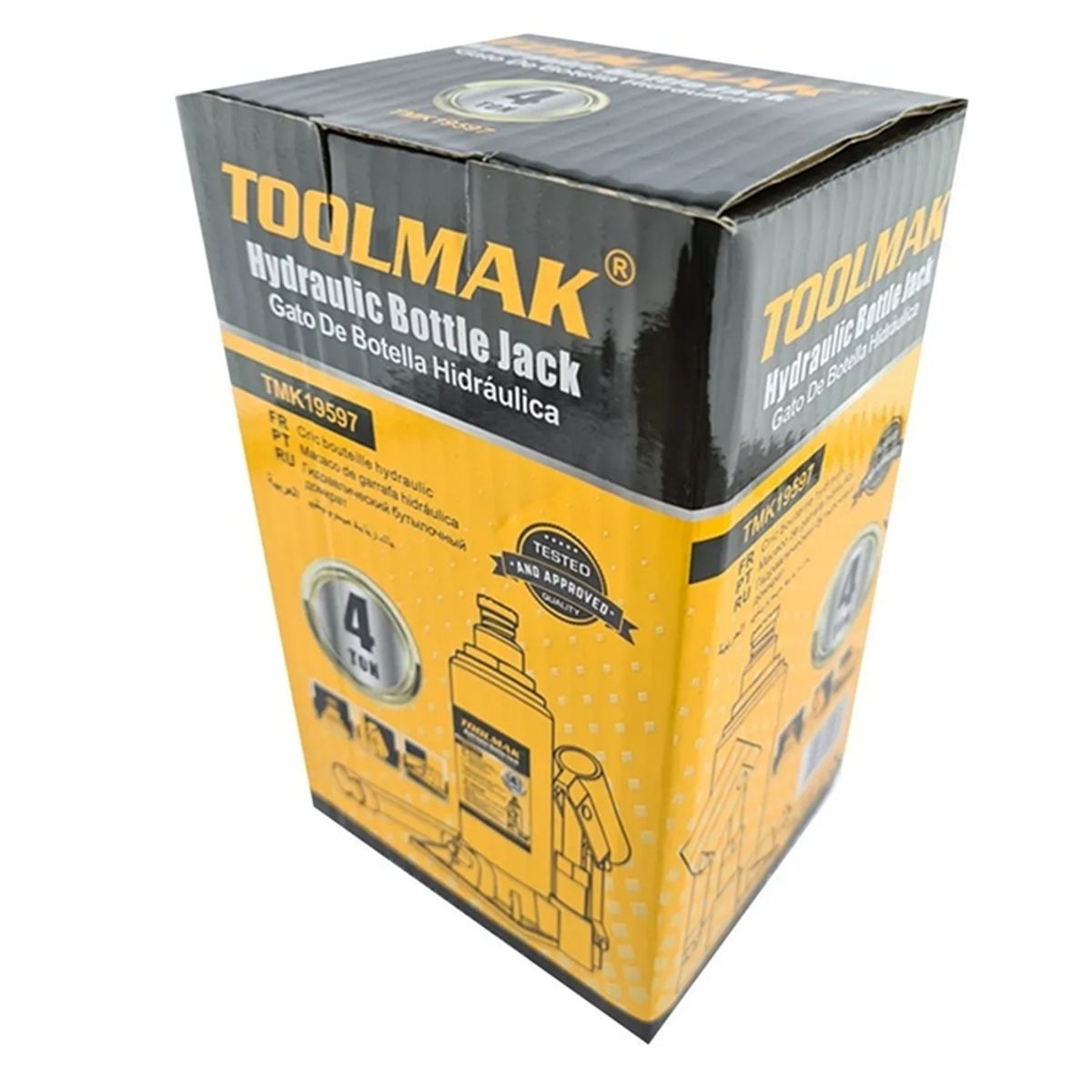 GENERICO - Gata Hidraulica Tipo Botella 4 Toneladas Tmk19597