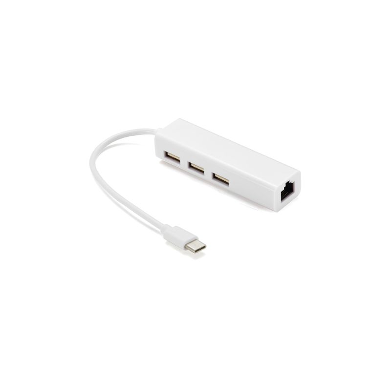 TECNOLAB - HUB Tipo C RJ45 Adaptador 4 en 1 Tecnolab.