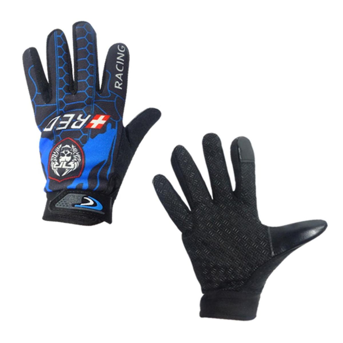 DBLUE - Guantes de Moto Con Agarre para Pantalla Táctil