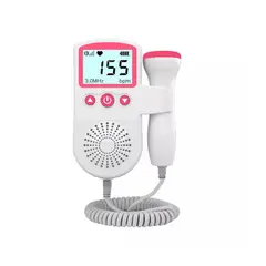 MUNDO ONLINE - Monitor Fetal Doppler Ultrasonido Latidos Bebé Rosado