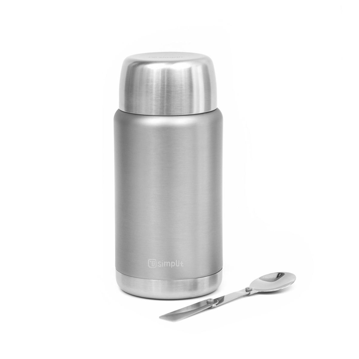 SIMPLIT - Termo de Comida Insulado Acero Inox 750 ml Gris Simplit