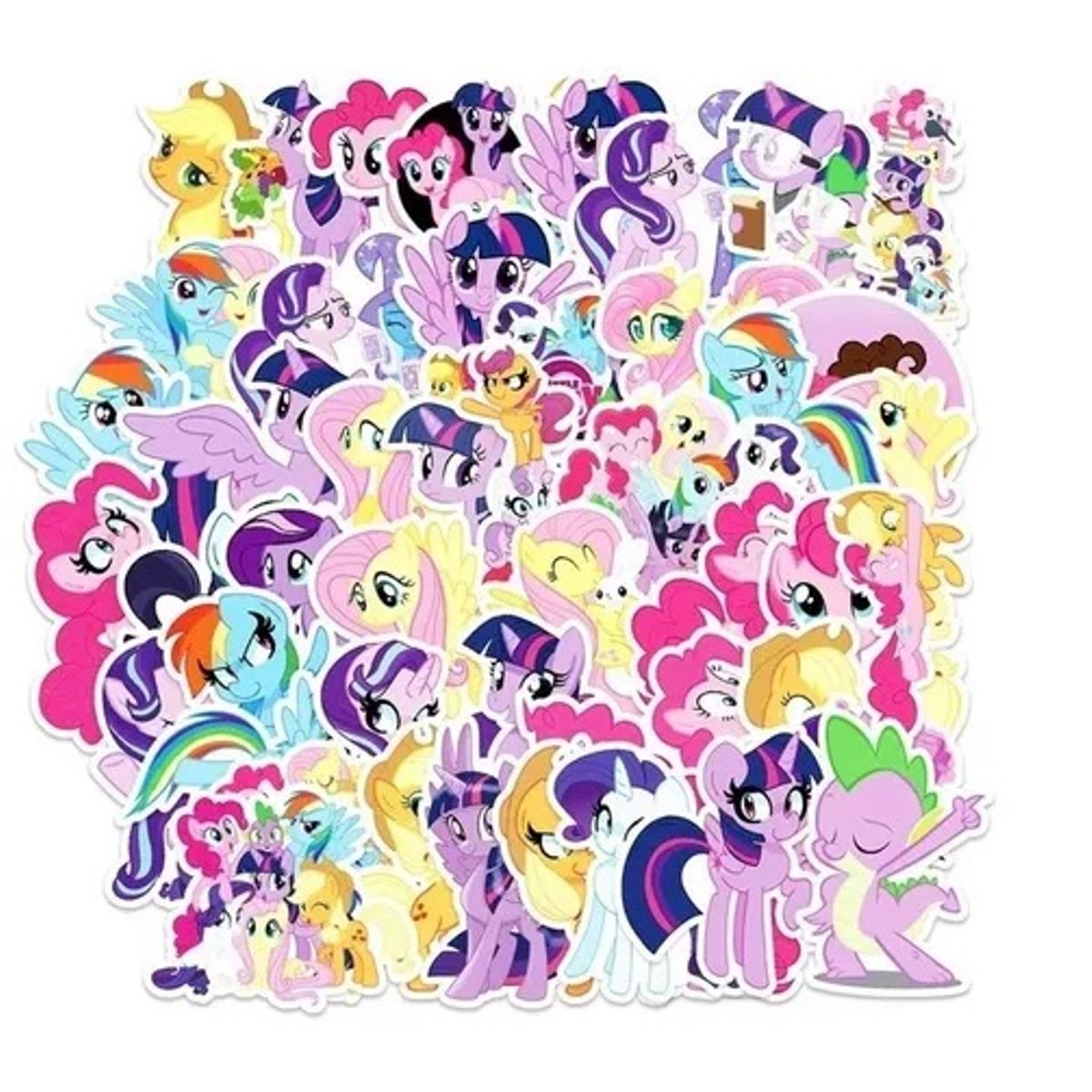 GARSIL - 50 Stickers My little pony - Etiquetas Autoadhesivas