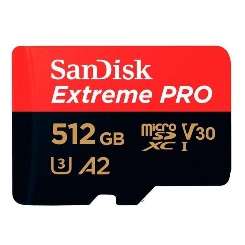 SANDISK - Memoria MicroSD SanDisk Extreme Pro 512GB R200W140