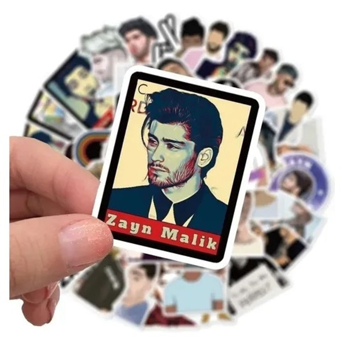 GARSIL - 50 Stickers Zayn Malik - Etiquetas Autoadhesivas