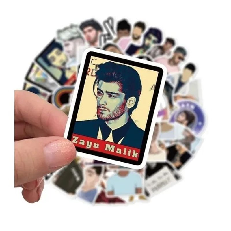 GARSIL - 50 Stickers Zayn Malik - Etiquetas Autoadhesivas